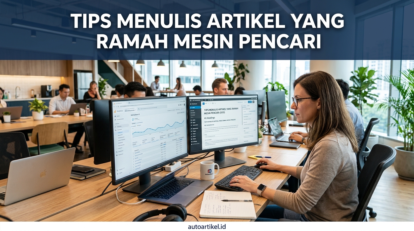 Tips Menulis Artikel yang Ramah Mesin Pencari dan Pembaca - ilustrasi