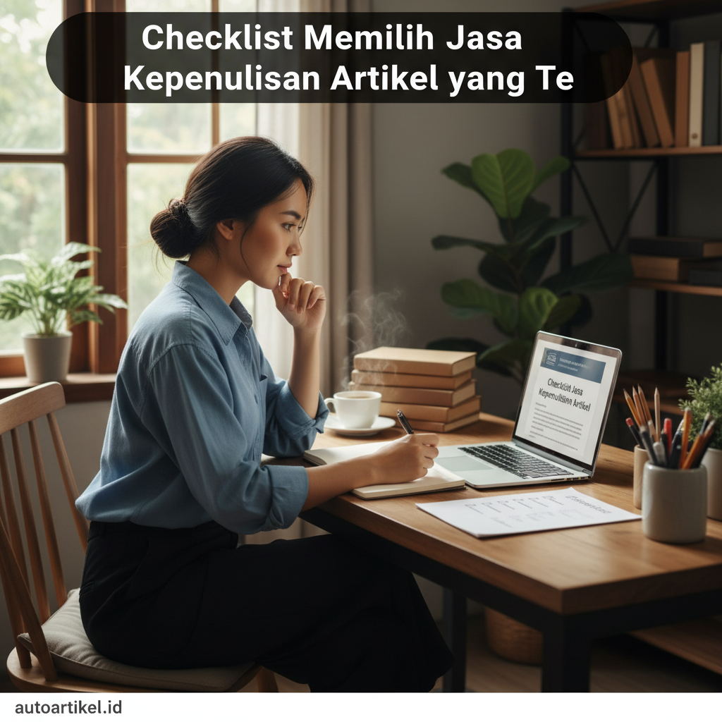 Checklist Memilih Jasa Kepenulisan Artikel yang Tepat - ilustrasi