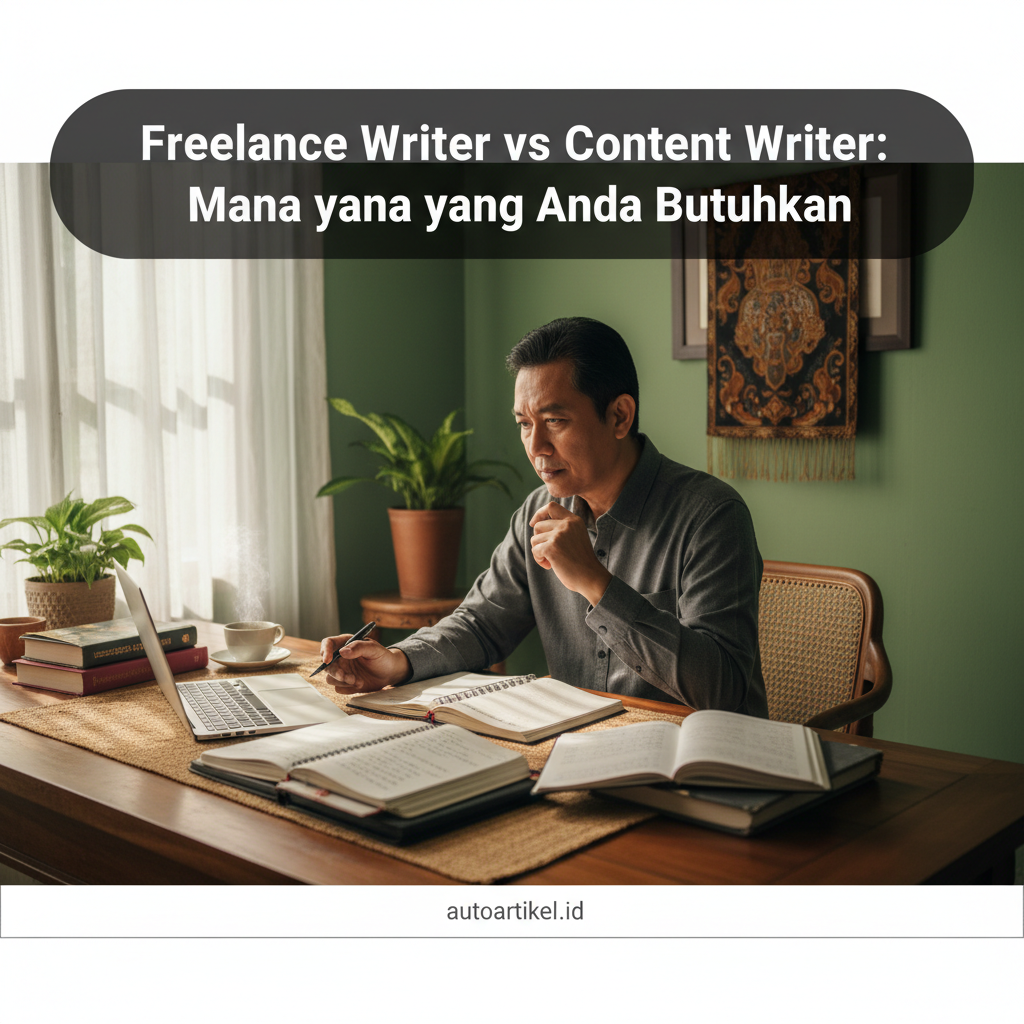 Freelance Writer vs Content Writer: Mana yang Anda Butuhkan