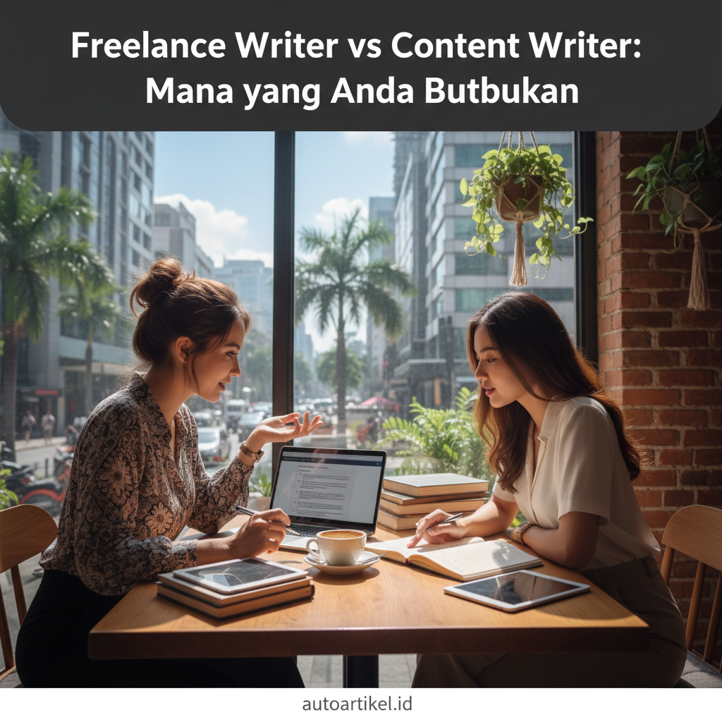 Freelance Writer vs Content Writer: Mana yang Anda Butuhkan - ilustrasi