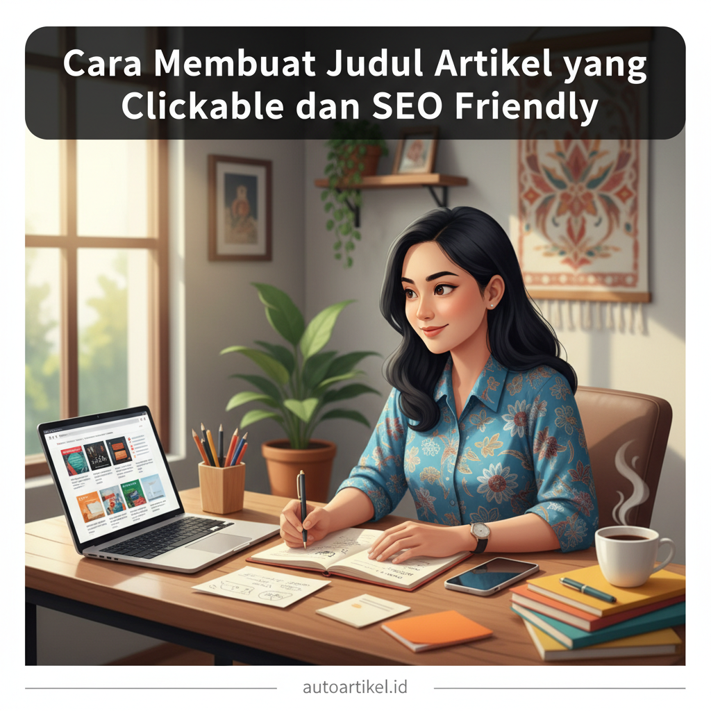 Cara Membuat Judul Artikel yang Clickable dan SEO Friendly - ilustrasi