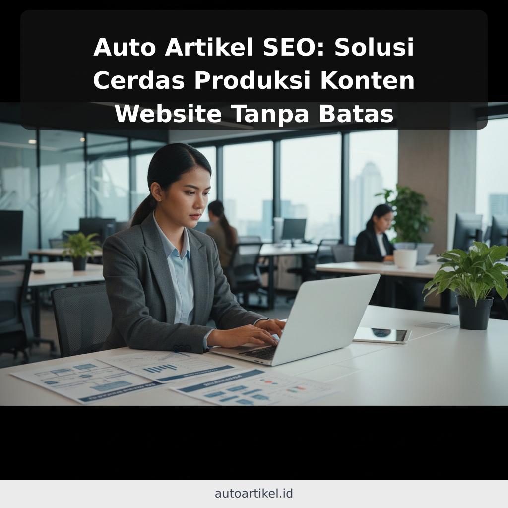Auto Artikel SEO: Solusi Cerdas Produksi Konten Website Tanpa Batas - ilustrasi