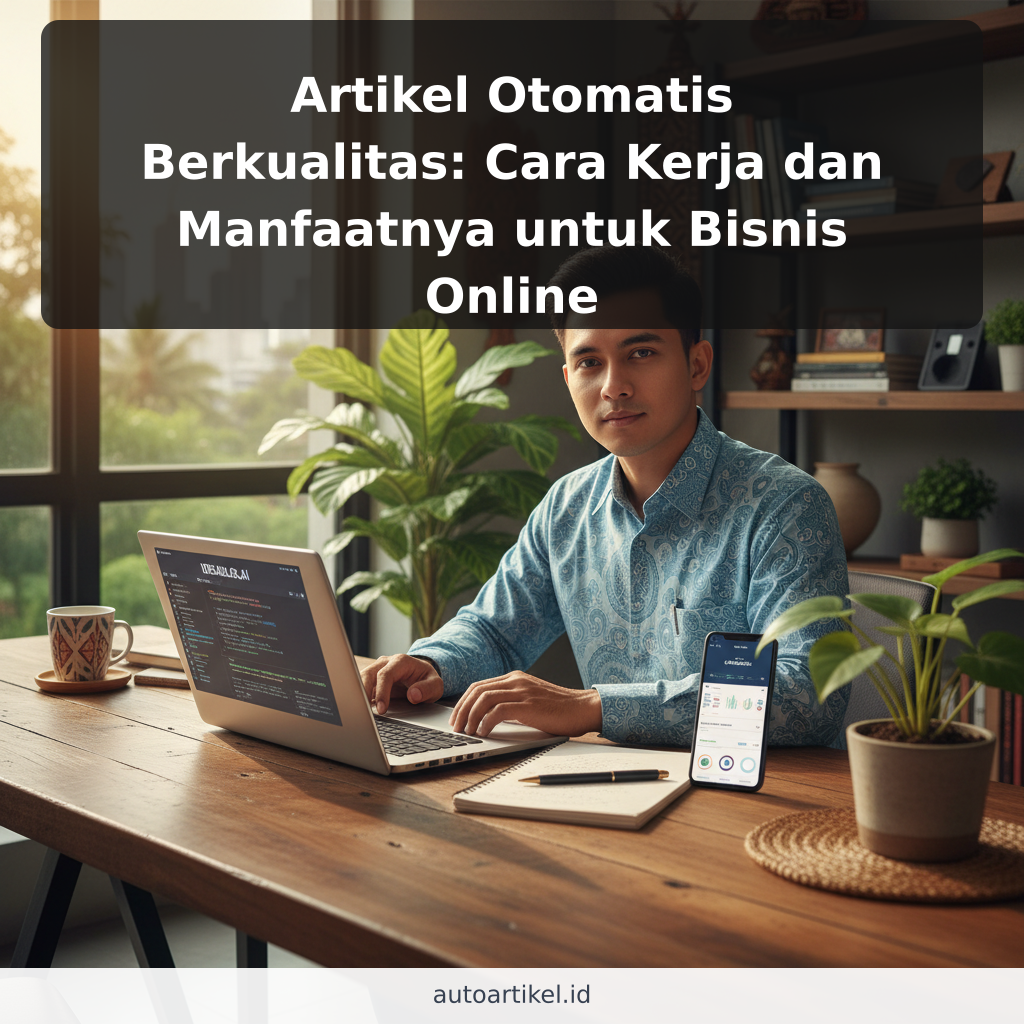 Artikel Otomatis Berkualitas: Cara Kerja dan Manfaatnya untuk Bisnis Online - ilustrasi