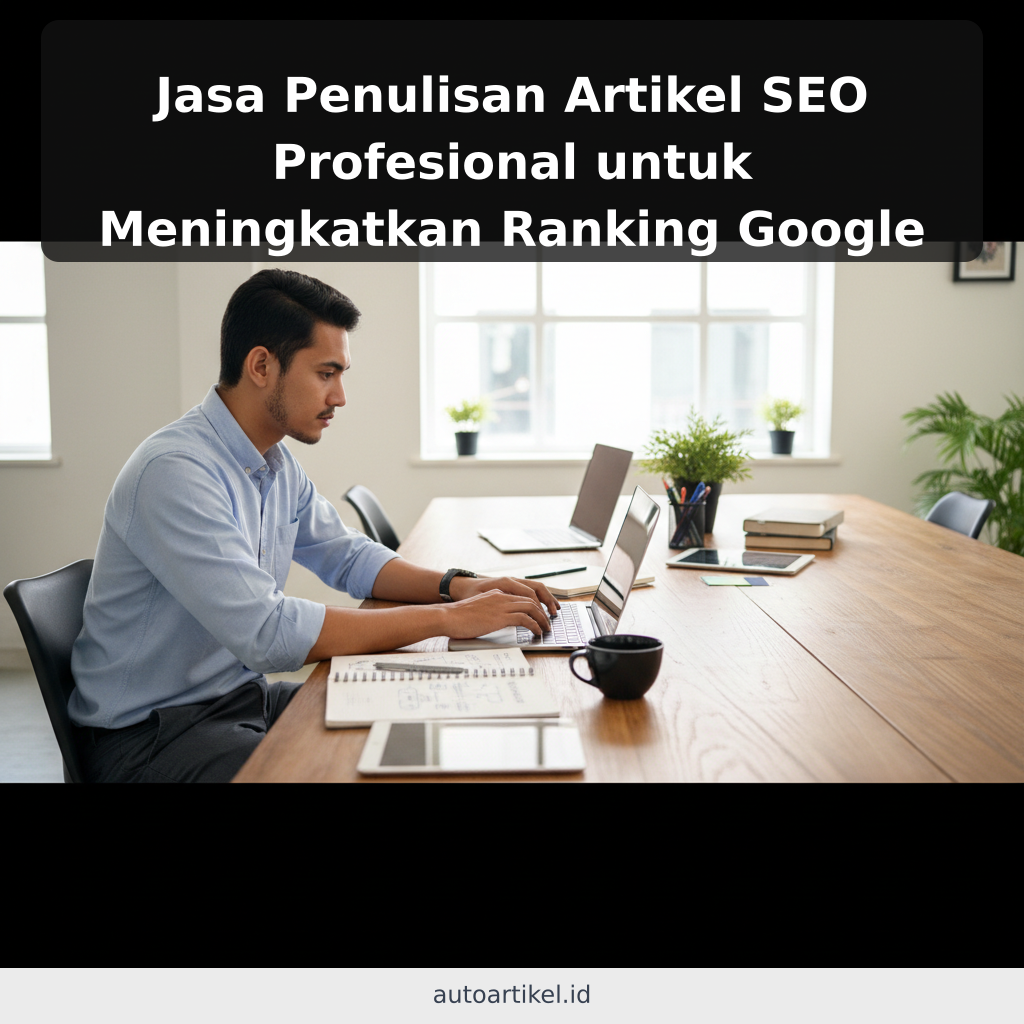 Jasa Penulisan Artikel SEO Profesional untuk Meningkatkan Ranking Google