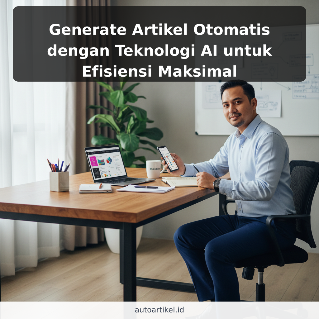 Generate Artikel Otomatis dengan Teknologi AI untuk Efisiensi Maksimal