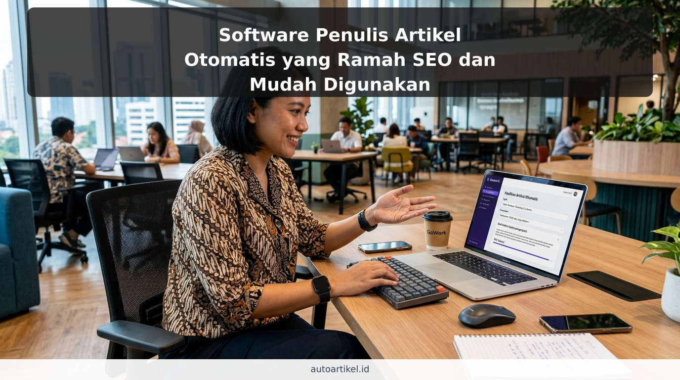 Software Penulis Artikel Otomatis yang Ramah SEO dan Mudah Digunakan