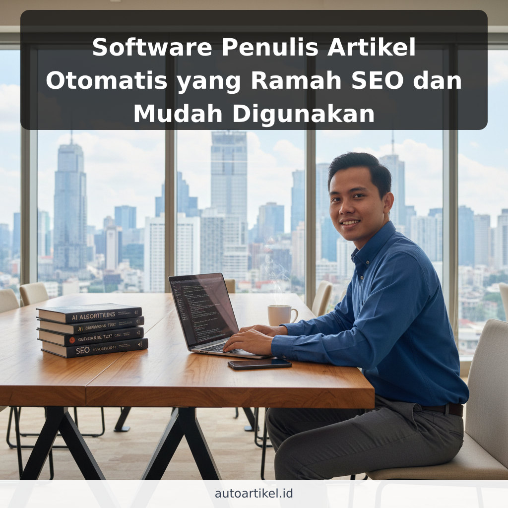 Software Penulis Artikel Otomatis yang Ramah SEO dan Mudah Digunakan - ilustrasi