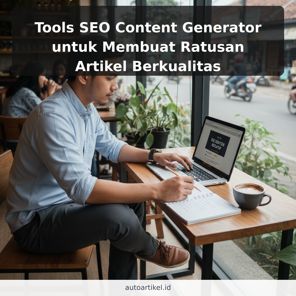 Tools SEO Content Generator untuk Membuat Ratusan Artikel Berkualitas - ilustrasi