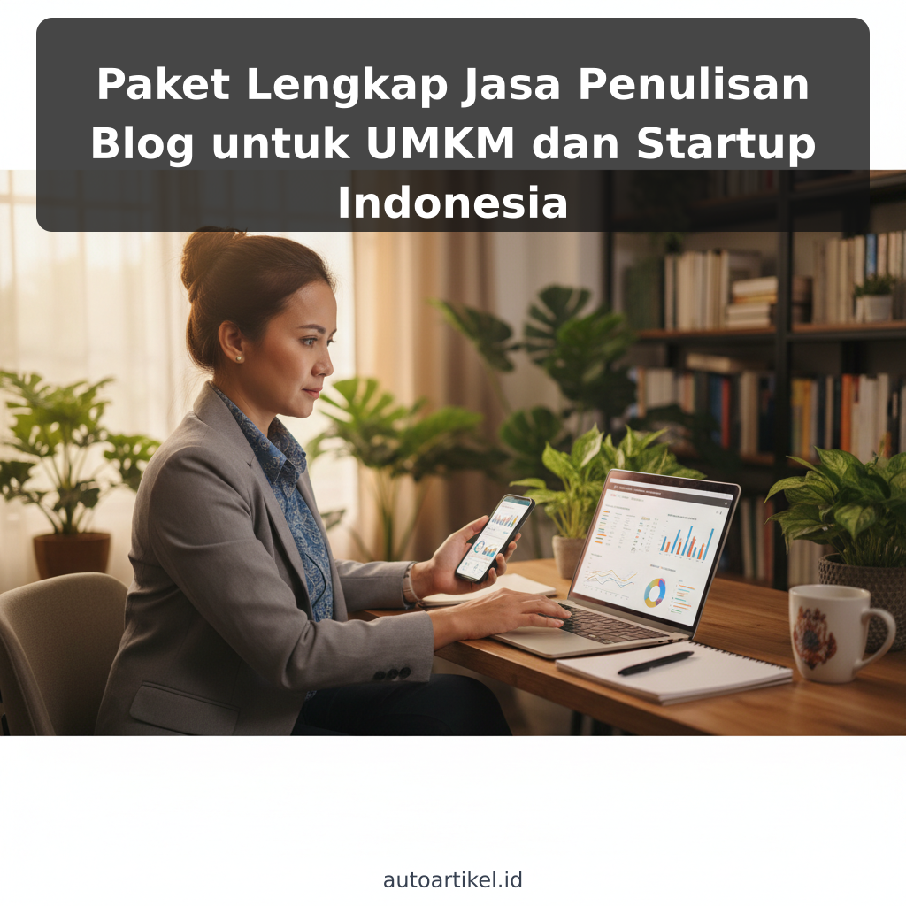 Paket Lengkap Jasa Penulisan Blog untuk UMKM dan Startup Indonesia