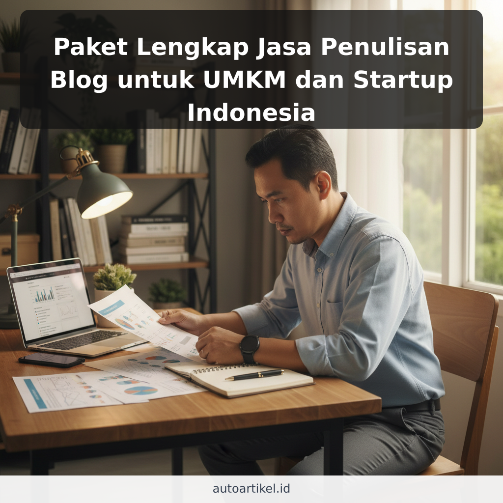 Paket Lengkap Jasa Penulisan Blog untuk UMKM dan Startup Indonesia - ilustrasi