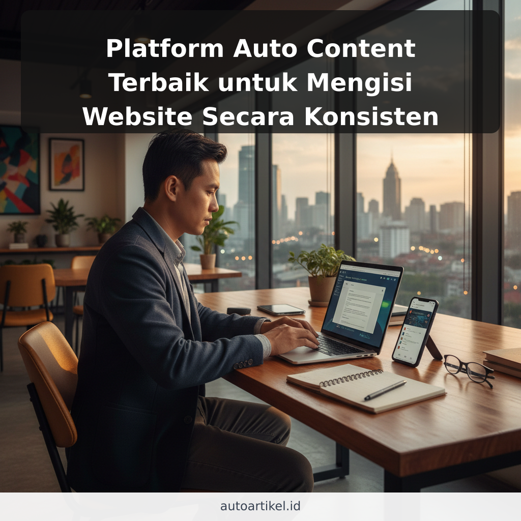 Platform Auto Content Terbaik untuk Mengisi Website Secara Konsisten - ilustrasi
