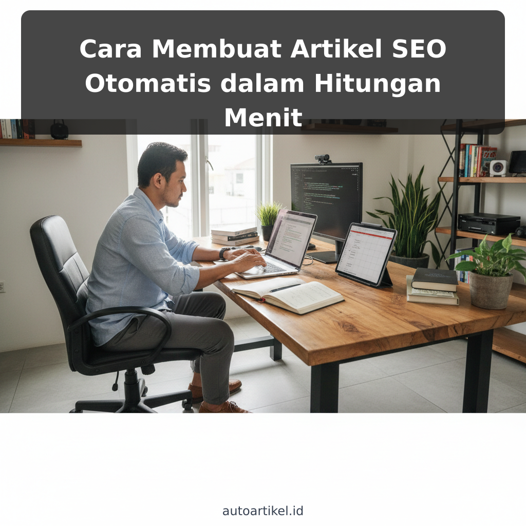 Cara Membuat Artikel SEO Otomatis dalam Hitungan Menit - ilustrasi