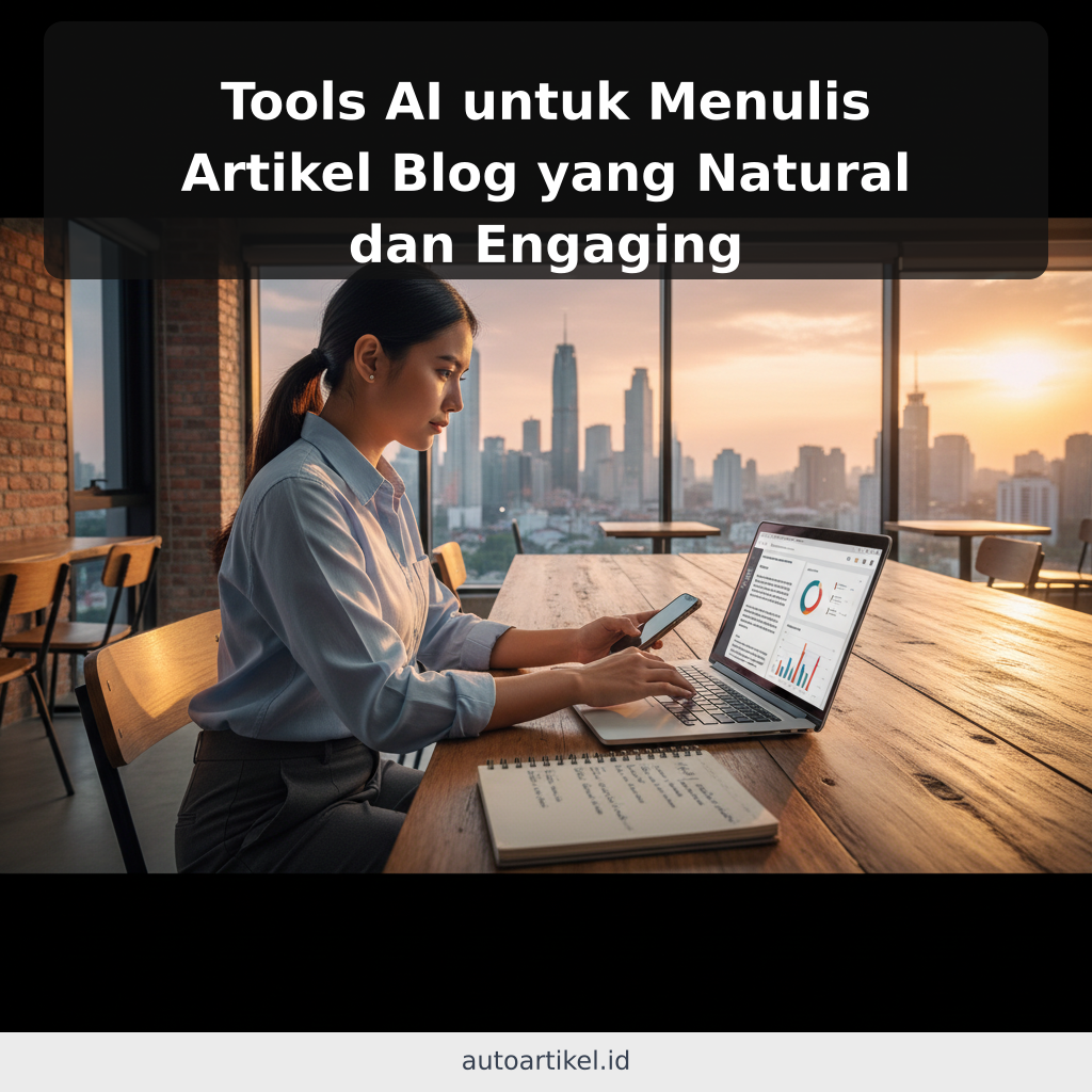 Tools AI untuk Menulis Artikel Blog yang Natural dan Engaging - ilustrasi
