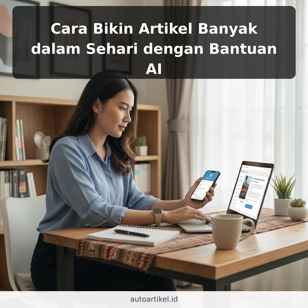 Cara Bikin Artikel Banyak dalam Sehari dengan Bantuan AI