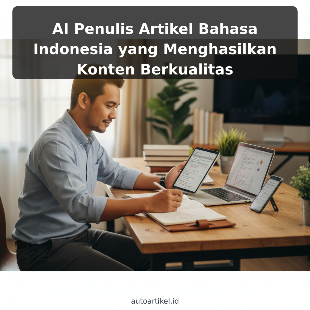 AI Penulis Artikel Bahasa Indonesia yang Menghasilkan Konten Berkualitas