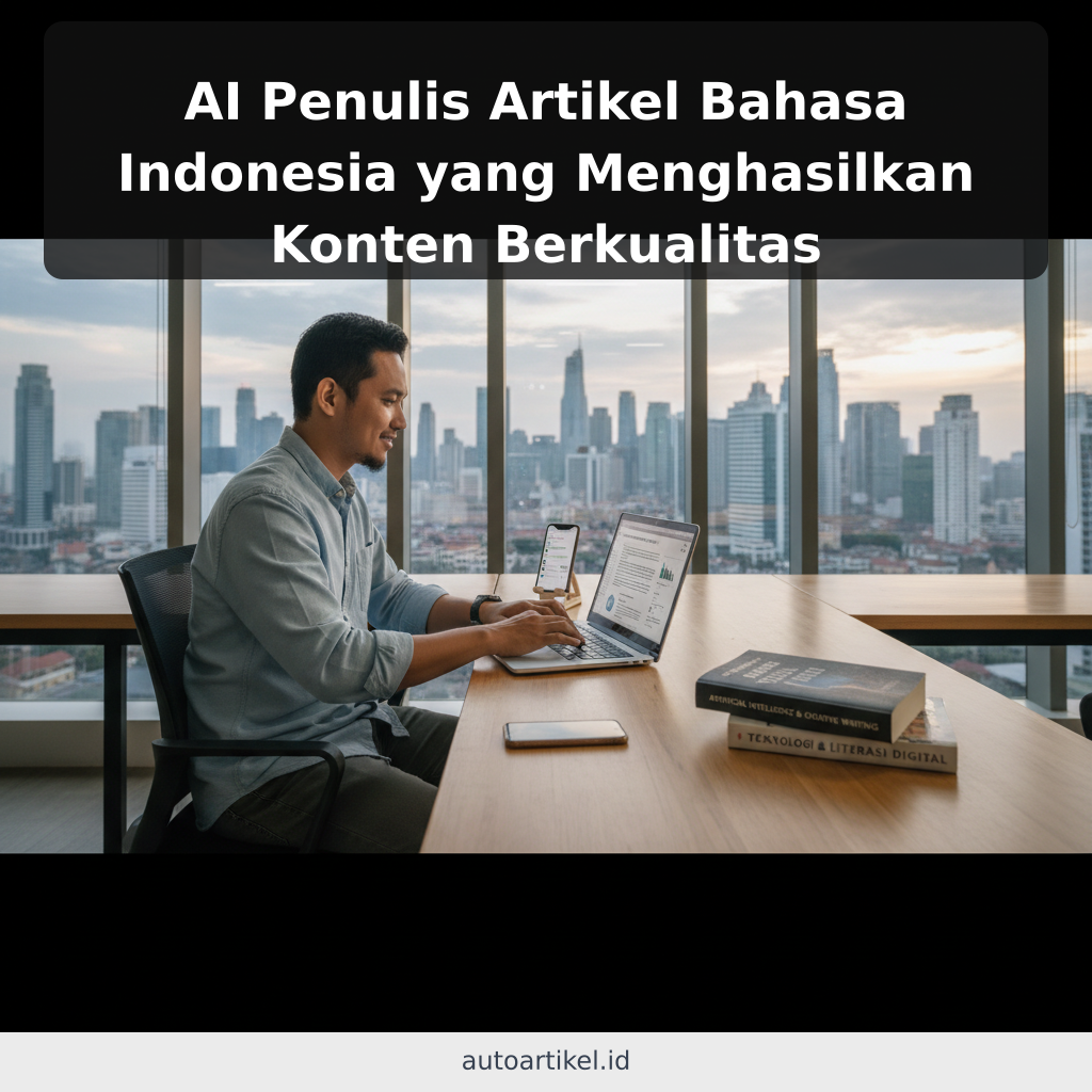 AI Penulis Artikel Bahasa Indonesia yang Menghasilkan Konten Berkualitas - ilustrasi