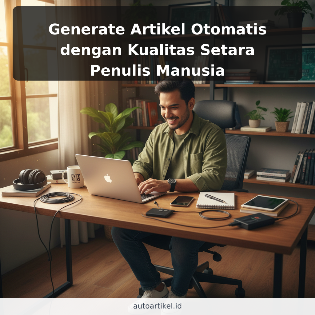 Generate Artikel Otomatis dengan Kualitas Setara Penulis Manusia - ilustrasi