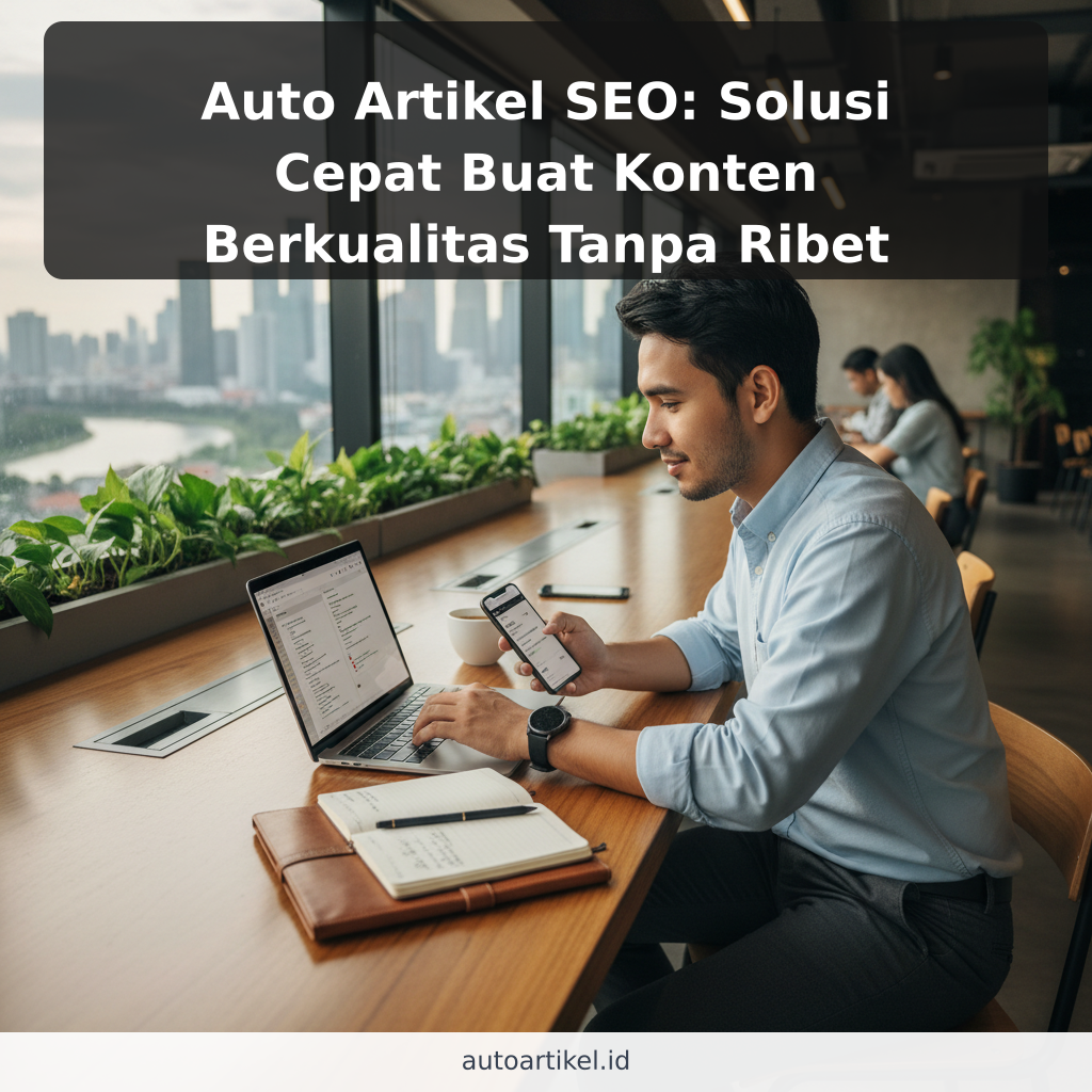 Auto Artikel SEO: Solusi Cepat Buat Konten Berkualitas Tanpa Ribet