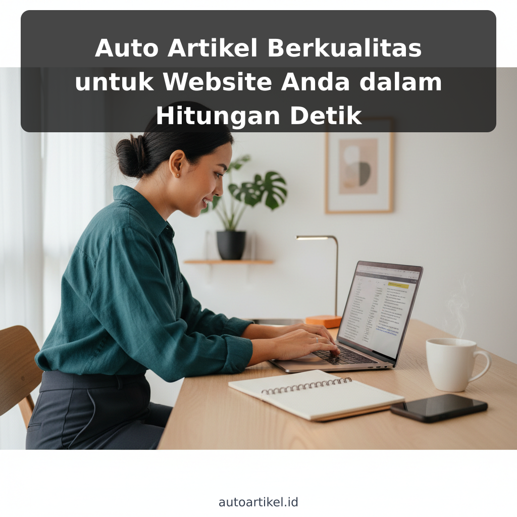 Auto Artikel Berkualitas untuk Website Anda dalam Hitungan Detik - ilustrasi