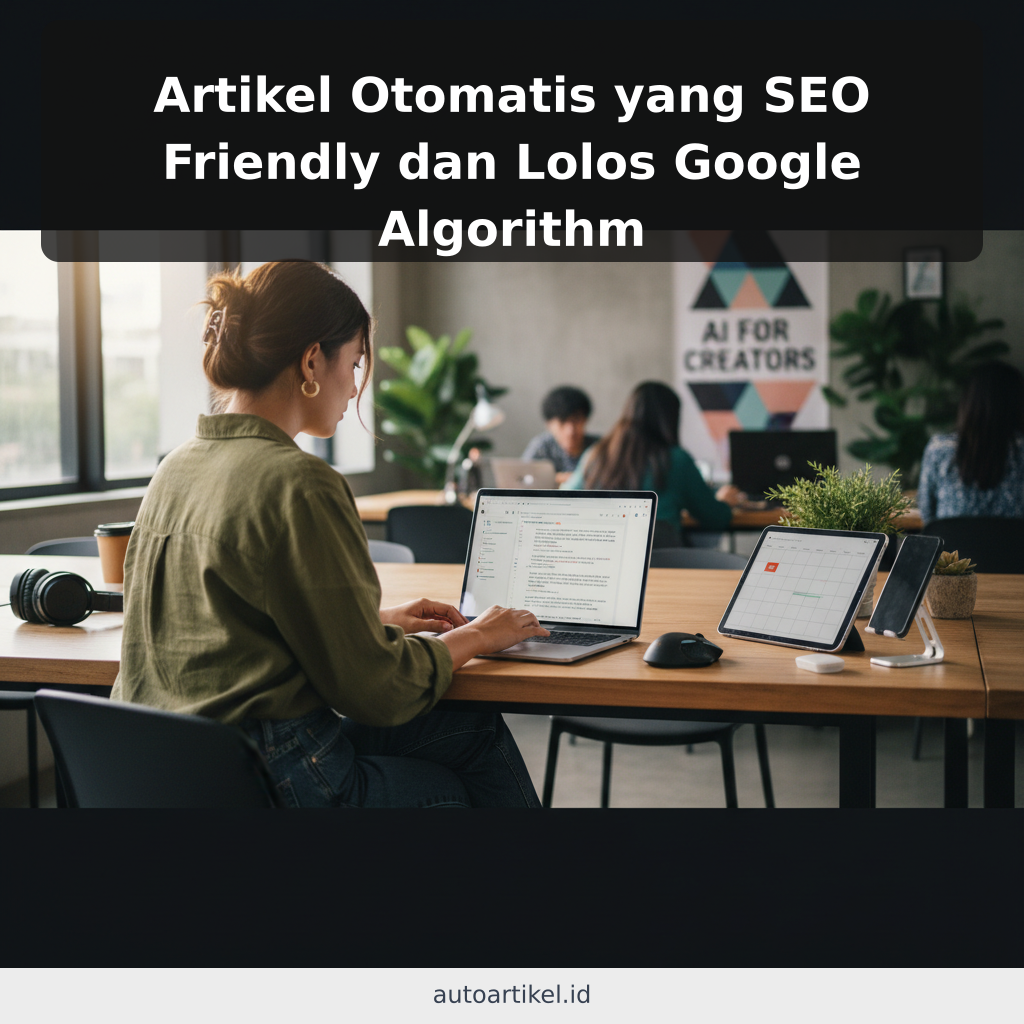 Artikel Otomatis yang SEO Friendly dan Lolos Google Algorithm - ilustrasi
