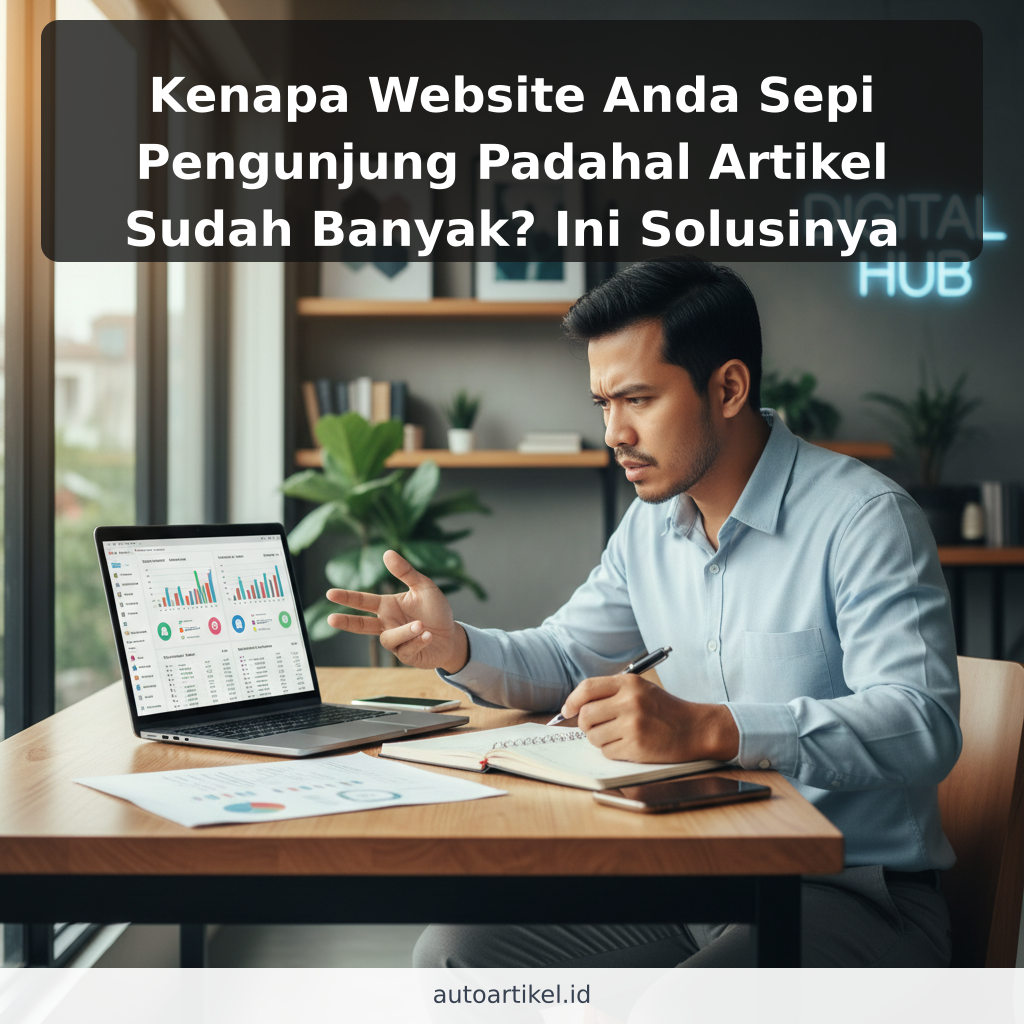Kenapa Website Anda Sepi Pengunjung Padahal Artikel Sudah Banyak? Ini Solusinya