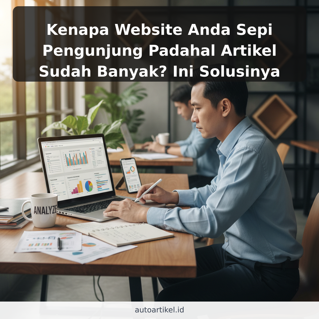 Kenapa Website Anda Sepi Pengunjung Padahal Artikel Sudah Banyak? Ini Solusinya - ilustrasi
