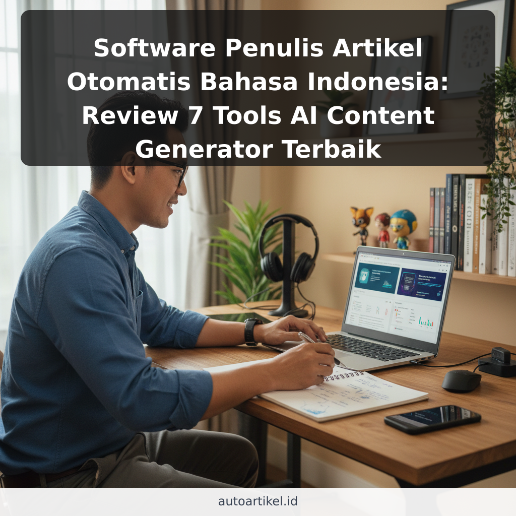 Software Penulis Artikel Otomatis Bahasa Indonesia: Review 7 Tools AI Content Generator Terbaik - ilustrasi