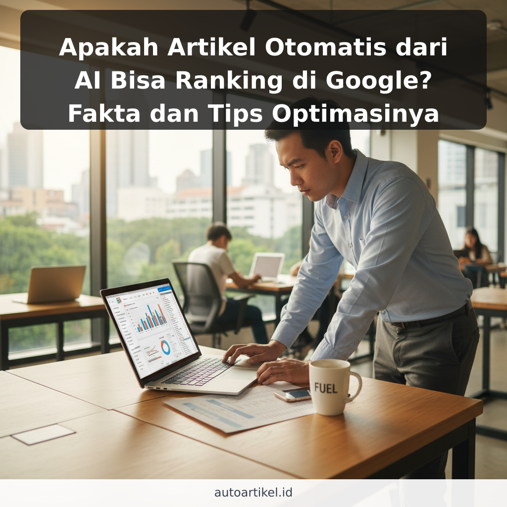 Apakah Artikel Otomatis dari AI Bisa Ranking di Google? Fakta dan Tips Optimasinya