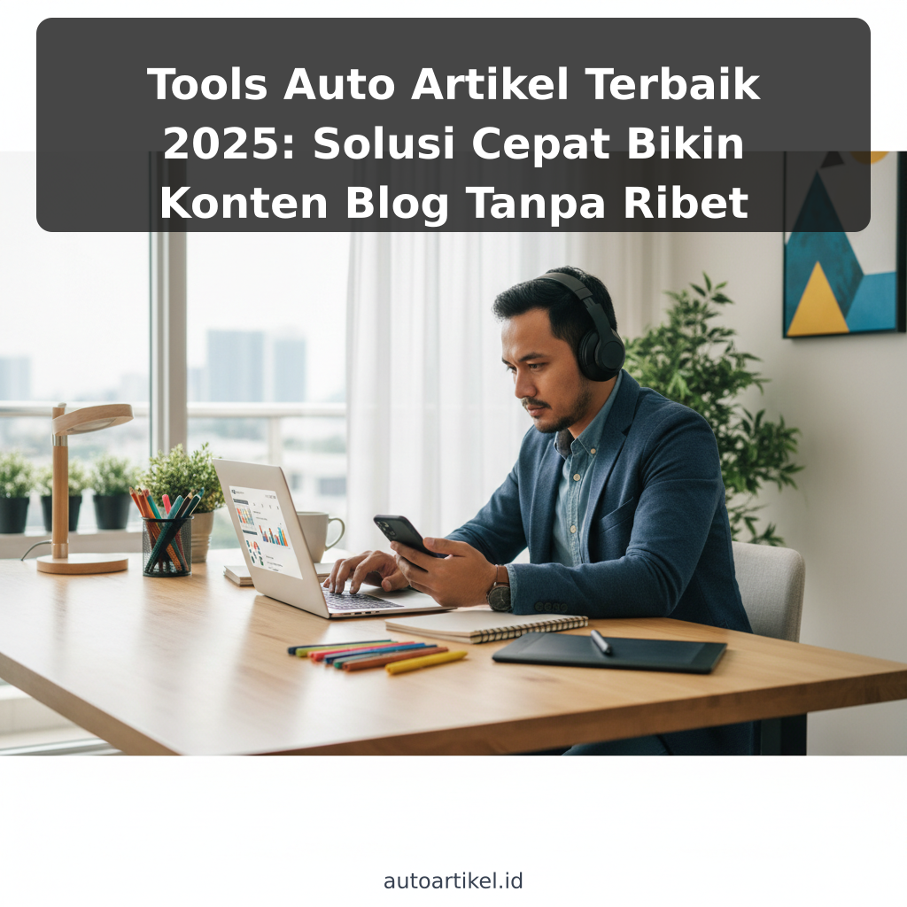 Tools Auto Artikel Terbaik 2025: Solusi Cepat Bikin Konten Blog Tanpa Ribet