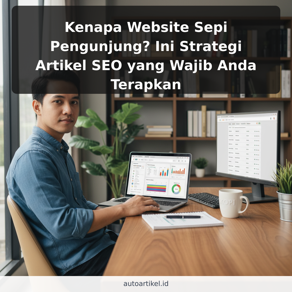 Kenapa Website Sepi Pengunjung? Ini Strategi Artikel SEO yang Wajib Anda Terapkan