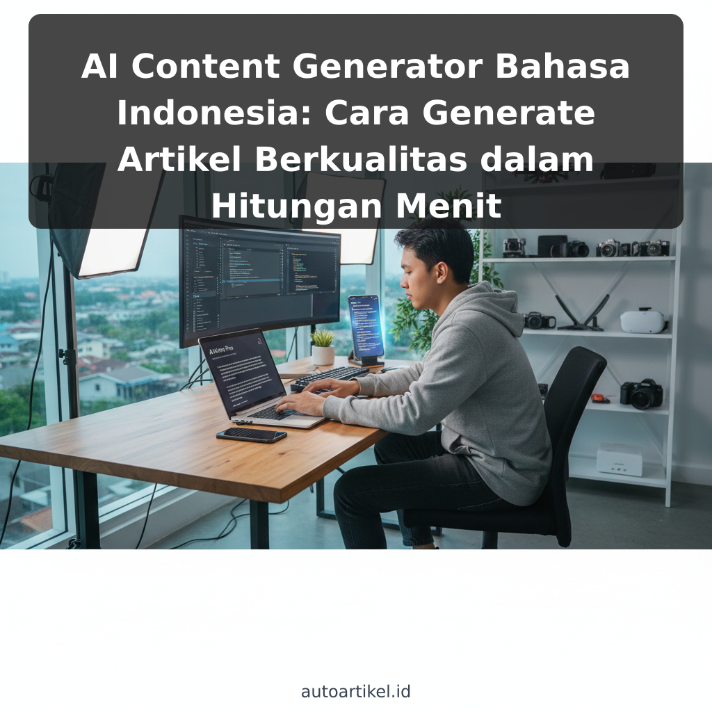 AI Content Generator Bahasa Indonesia: Cara Generate Artikel Berkualitas dalam Hitungan Menit