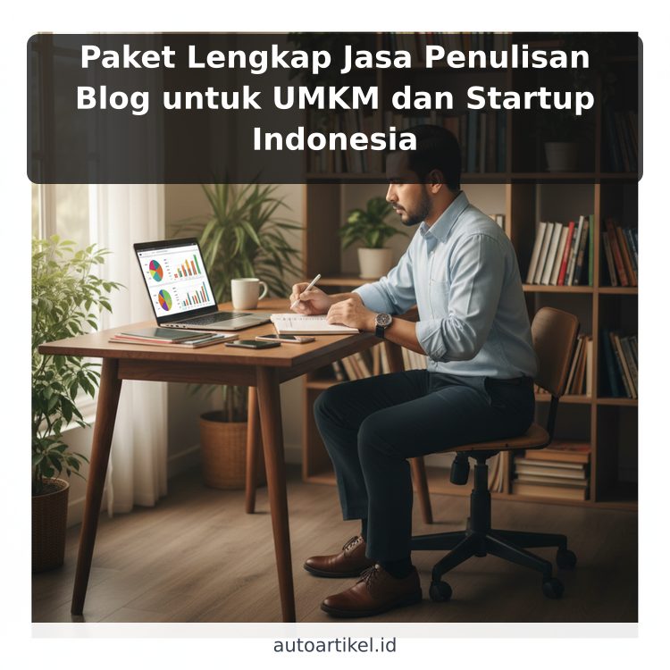 Paket Lengkap Jasa Penulisan Blog untuk UMKM dan Startup Indonesia