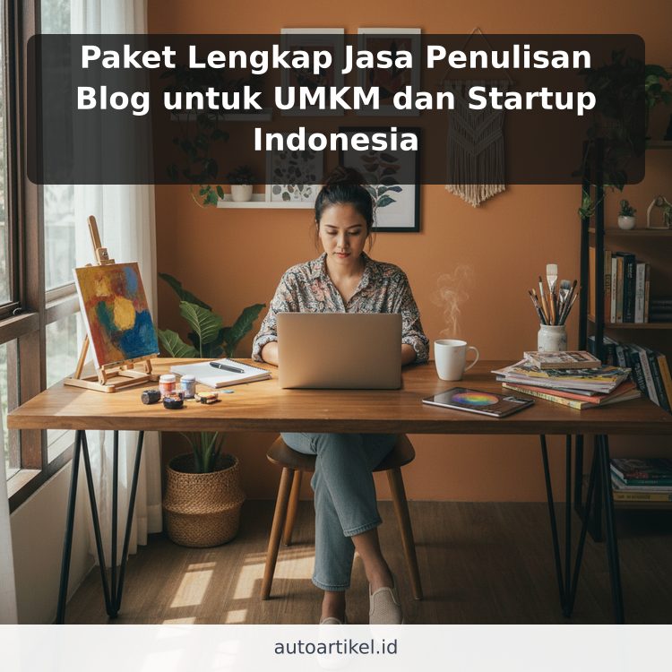 Paket Lengkap Jasa Penulisan Blog untuk UMKM dan Startup Indonesia ilustrasi