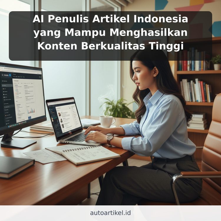 AI Penulis Artikel Indonesia yang Mampu Menghasilkan Konten Berkualitas Tinggi
