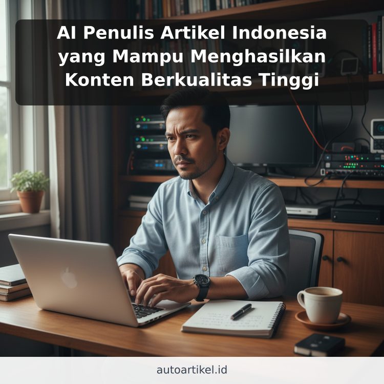 AI Penulis Artikel Indonesia yang Mampu Menghasilkan Konten Berkualitas Tinggi ilustrasi