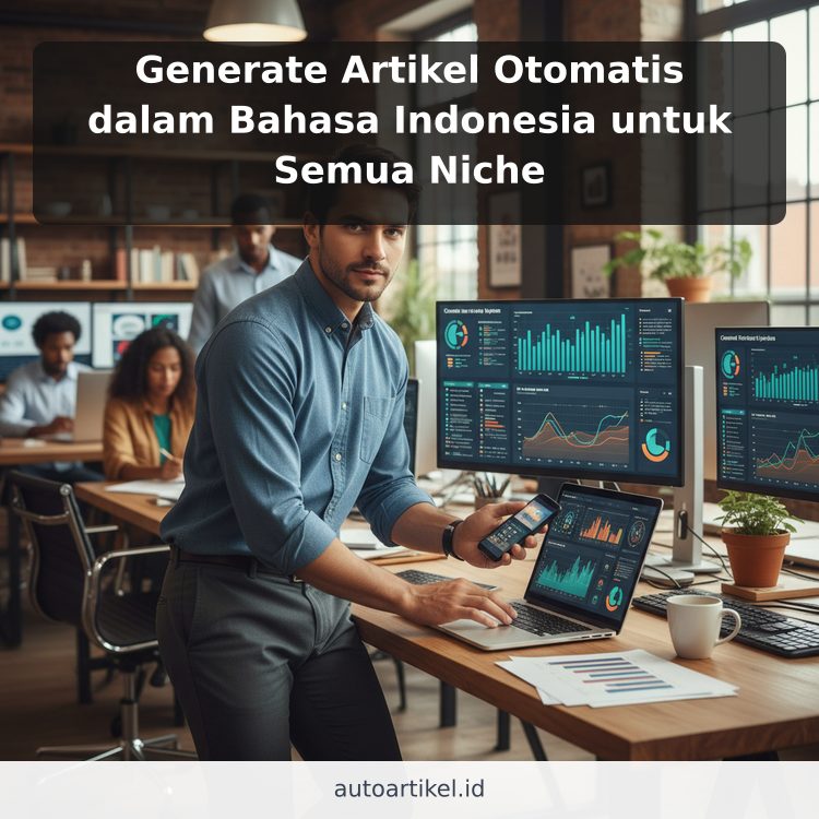 Generate Artikel Otomatis dalam Bahasa Indonesia untuk Semua Niche ilustrasi