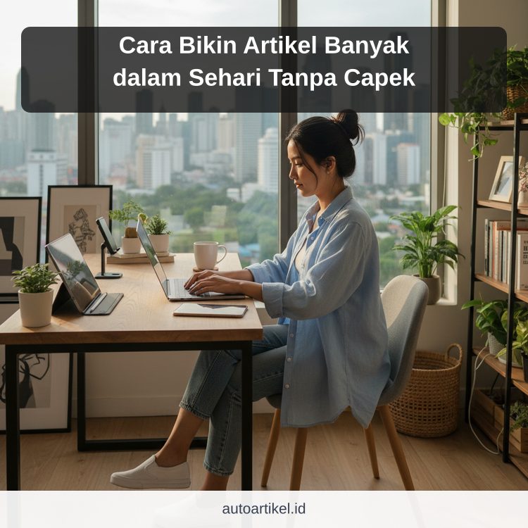 Cara Bikin Artikel Banyak dalam Sehari Tanpa Capek