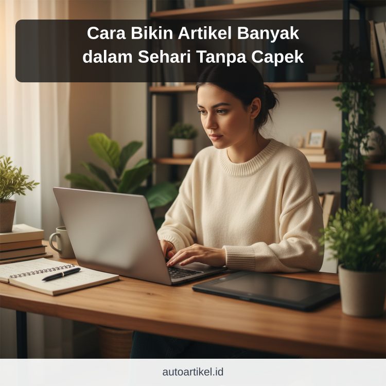 Cara Bikin Artikel Banyak dalam Sehari Tanpa Capek ilustrasi