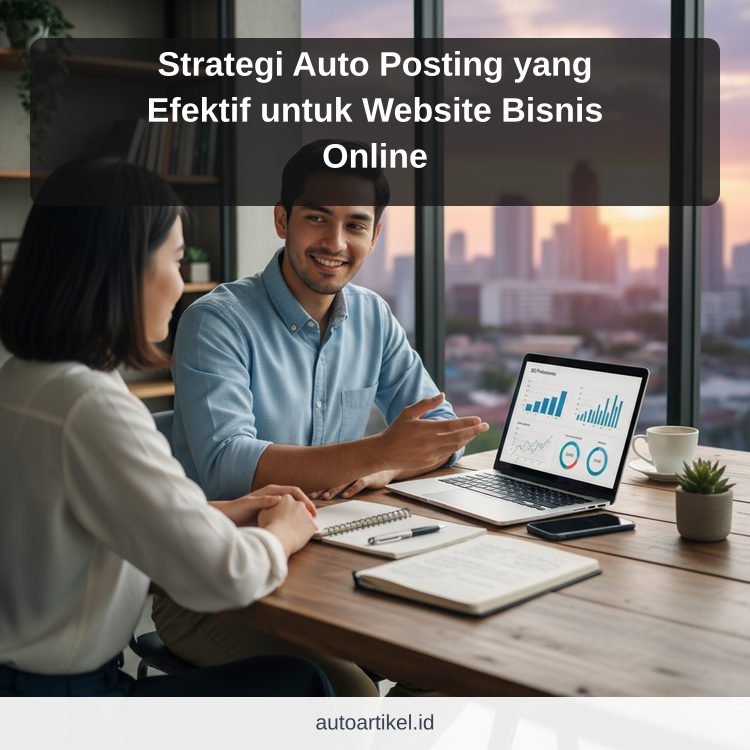 Strategi Auto Posting yang Efektif untuk Website Bisnis Online ilustrasi
