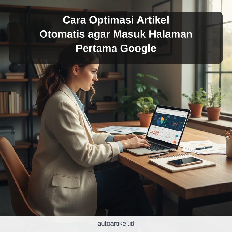 Cara Optimasi Artikel Otomatis agar Masuk Halaman Pertama Google ilustrasi