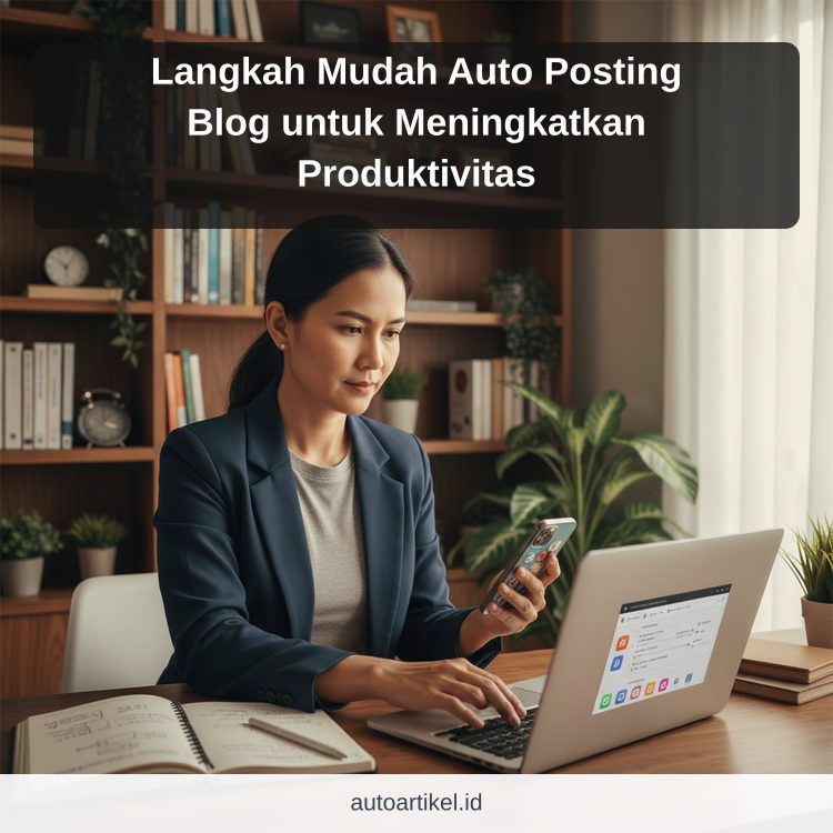 Langkah Mudah Auto Posting Blog untuk Meningkatkan Produktivitas ilustrasi