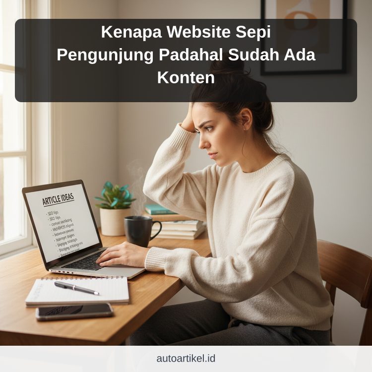 Kenapa Website Sepi Pengunjung Padahal Sudah Ada Konten