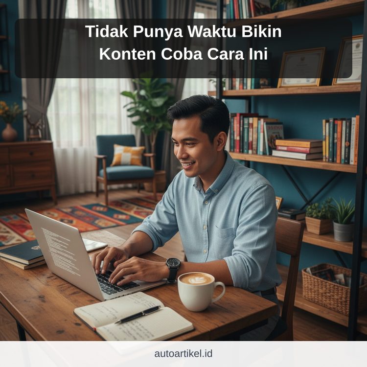 Tidak Punya Waktu Bikin Konten Coba Cara Ini ilustrasi