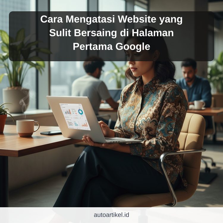 Cara Mengatasi Website yang Sulit Bersaing di Halaman Pertama Google ilustrasi