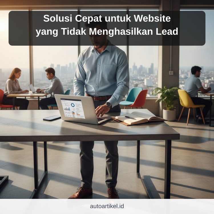 Solusi Cepat untuk Website yang Tidak Menghasilkan Lead ilustrasi