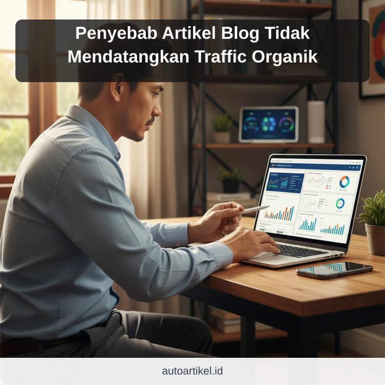 Penyebab Artikel Blog Tidak Mendatangkan Traffic Organik