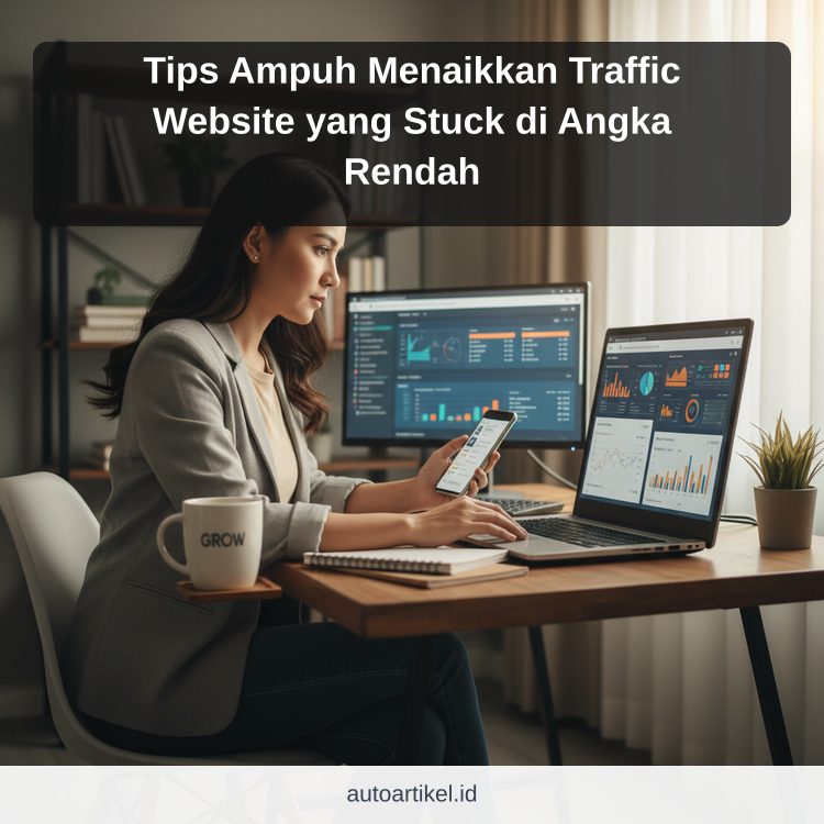 Tips Ampuh Menaikkan Traffic Website yang Stuck di Angka Rendah