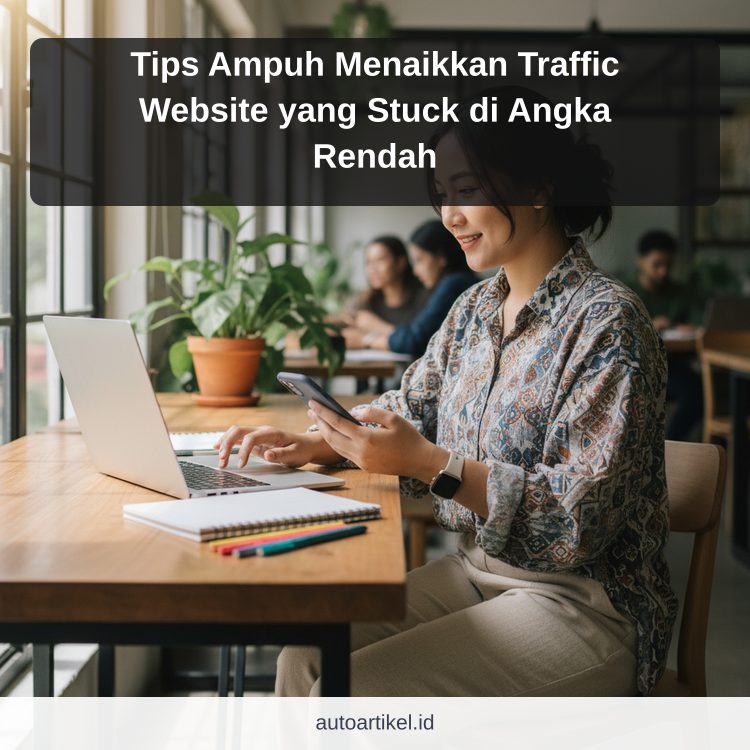 Tips Ampuh Menaikkan Traffic Website yang Stuck di Angka Rendah ilustrasi