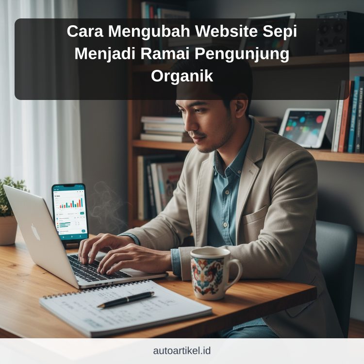 Cara Mengubah Website Sepi Menjadi Ramai Pengunjung Organik