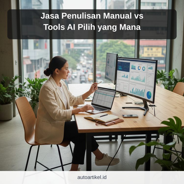 Jasa Penulisan Manual vs Tools AI Pilih yang Mana